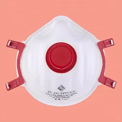 Filter Service respirátor FS-33 V RD, třídy FFP3, opakovaně použitelný s ventilkem
