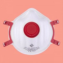Filter Service respirátor FS-33 V RD, třídy FFP3, opakovaně použitelný s ventilkem