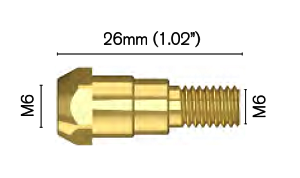 Držák špičky M6/M6/26