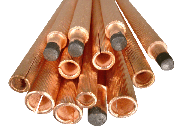 Drážkovací uhlíkové elektrody